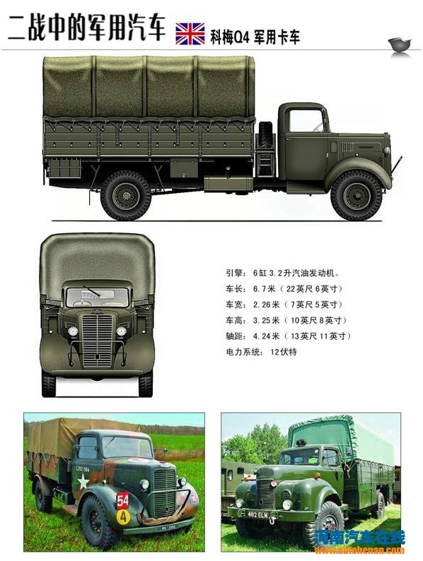 贝德福德oyd 军用卡车