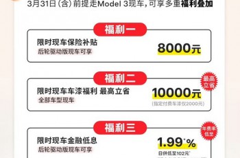 Model 3 春日好礼 限时领取