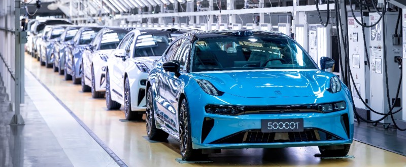 极氪第50万台量产车下线 树立中国新能源豪华新标杆