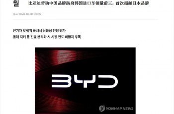 比亚迪单一品牌超越日本品牌整体销量